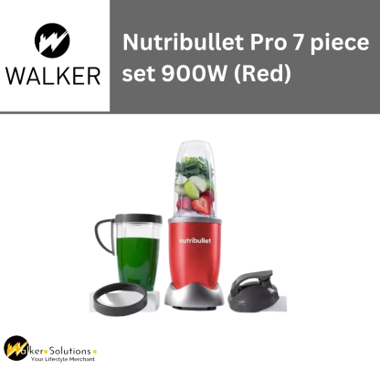 Nutribullet Pro 7 piece set 900W (Red) - NB907R