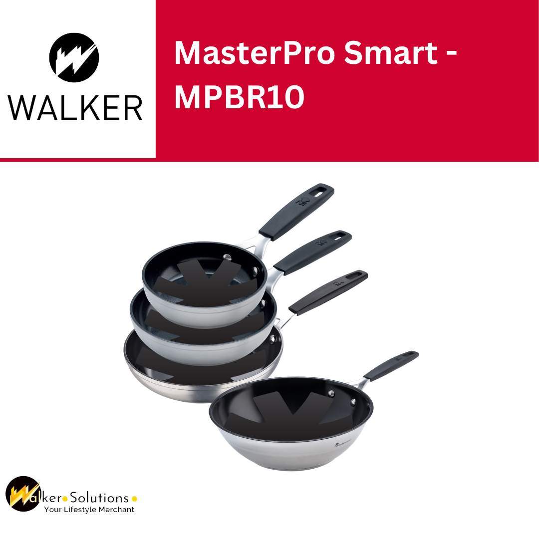 MasterPro Smart Frying Pan Set, 8 Pieces - BGEU-5601