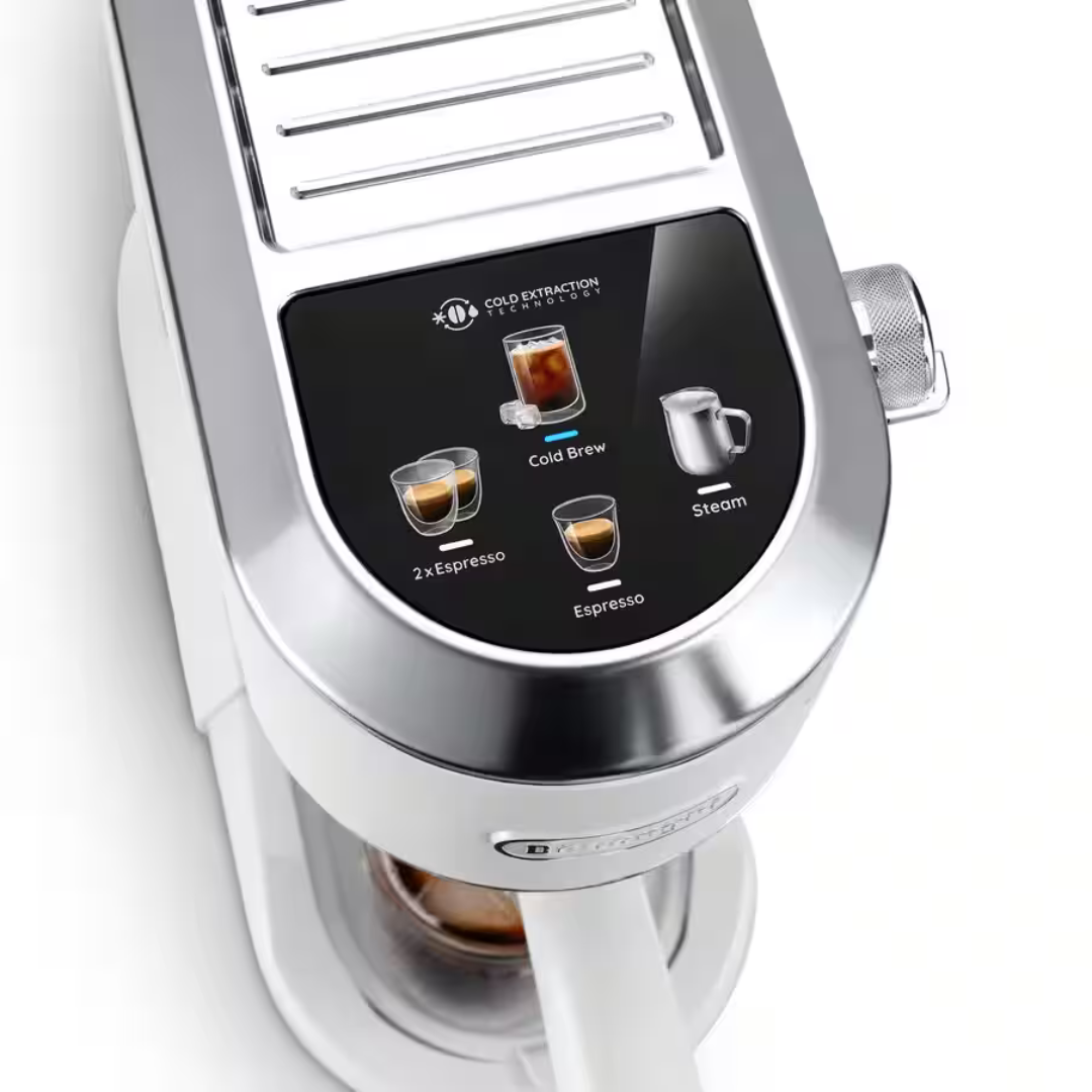 Delonghi Dedica Duo White Coffee Machine Manual - EC890.WI