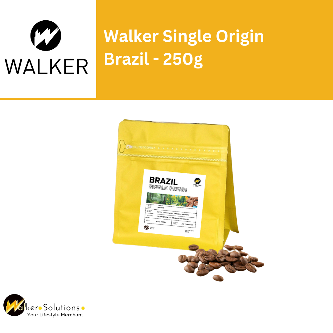 Walker Single Origin Brazil Coffee Beans 250g