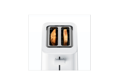 Braun Breakfast1 Toaster in White - Toasters - Breakfast HT1010WH