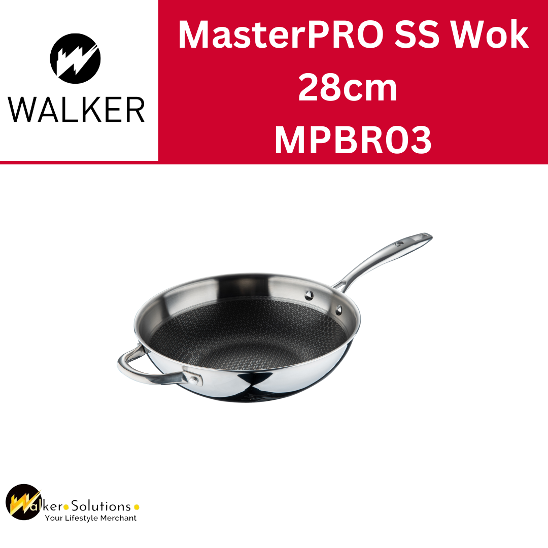 MasterPRO Stainless Steel Wok 28cm - Hi-tech 3 - BGMP-1634