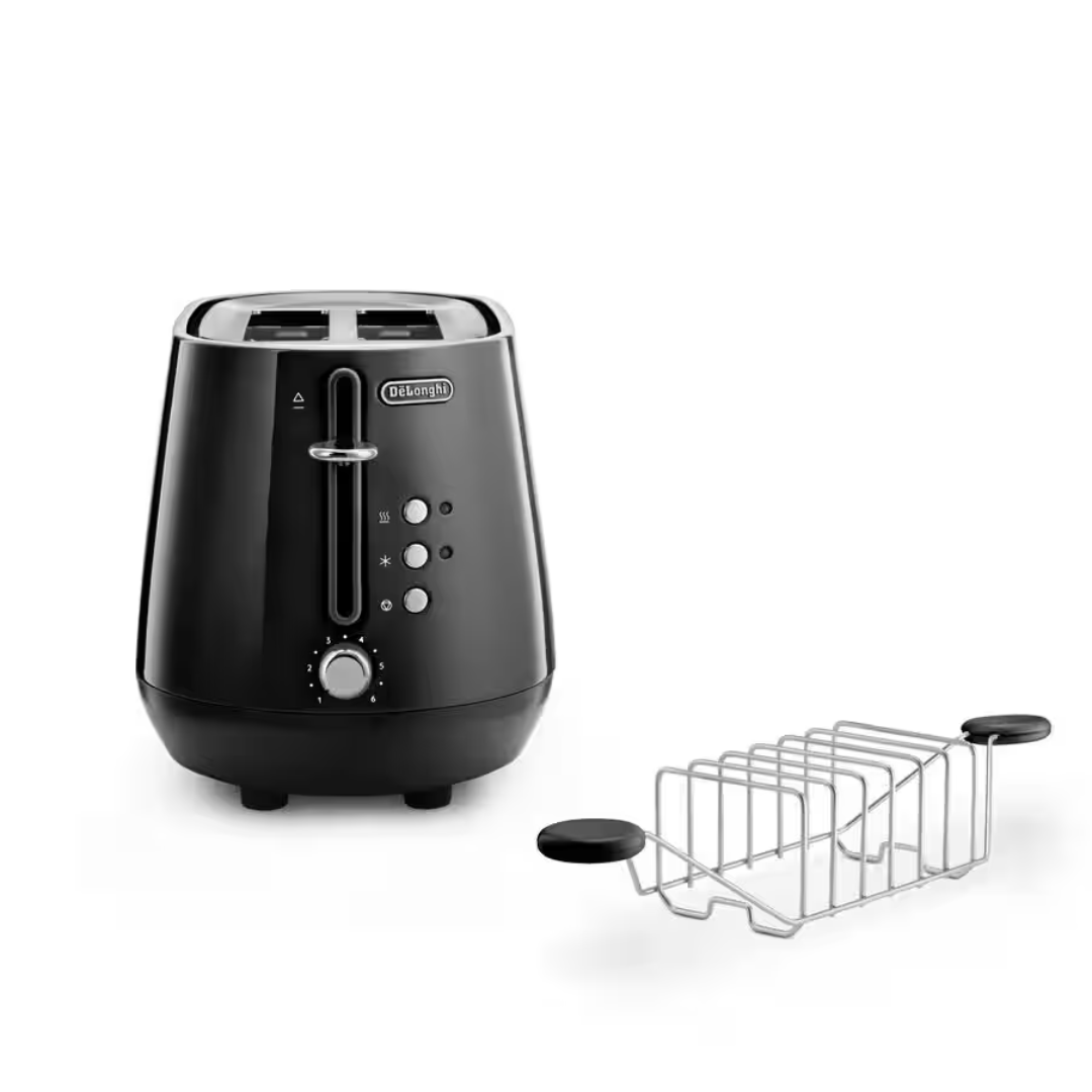 Delonghi Eclettica Toaster Black CTY2103.BK - Toasters - HOME & KITCHEN