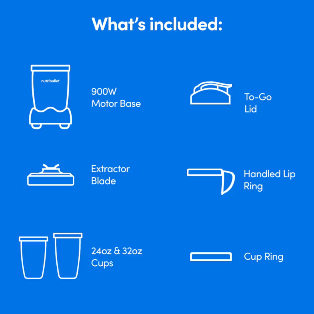 Nutribullet Pro 10 piece set 900W (Matte Clay) - NB910MACL