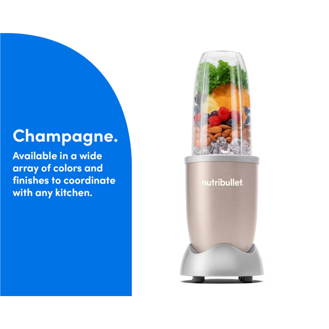 Nutribullet Pro 7 piece set 900W (Champagne) - NB907CP