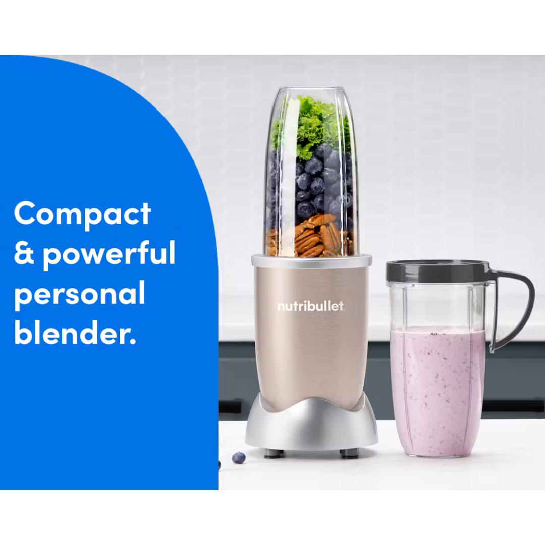 Nutribullet Pro 7 piece set 900W (Champagne) - NB907CP