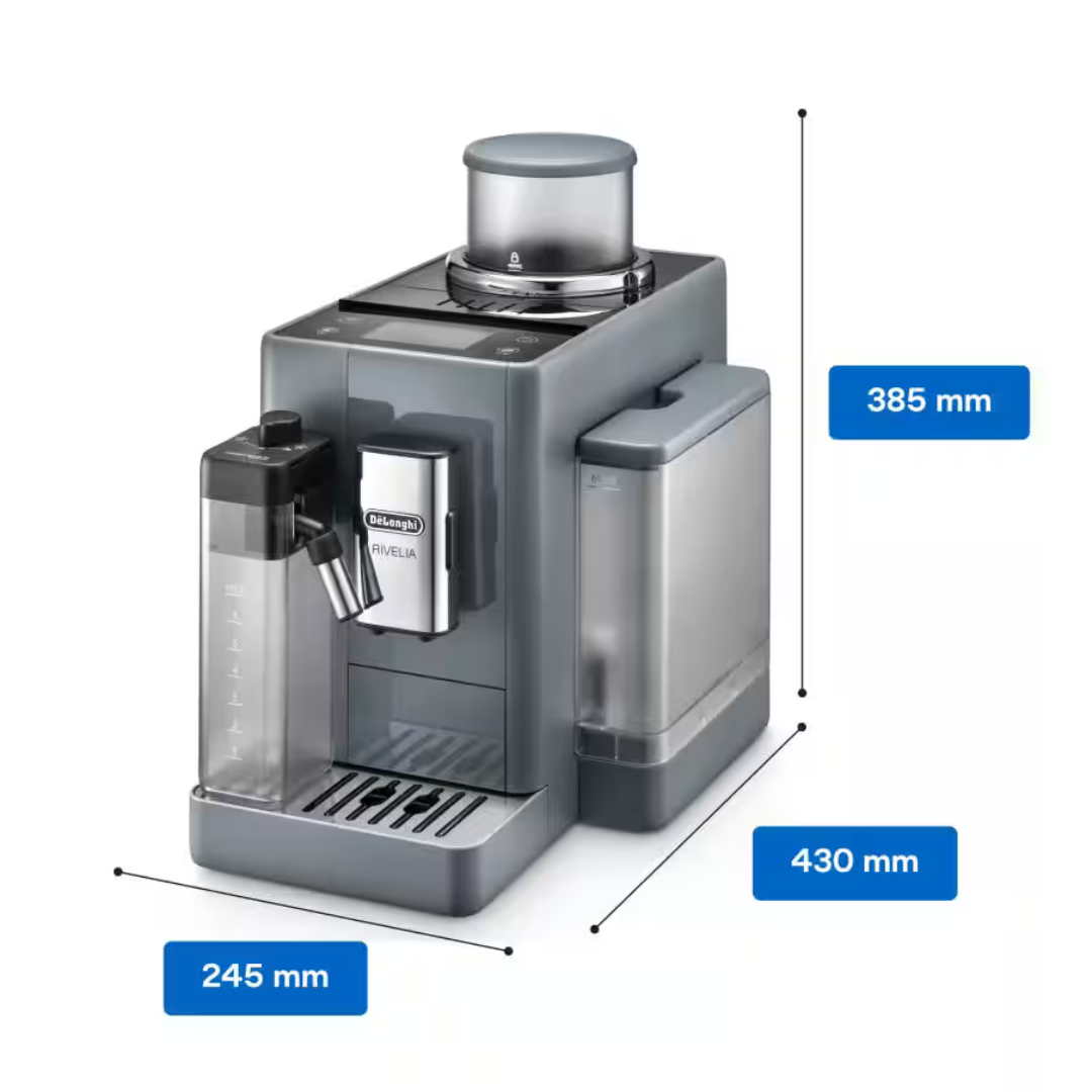 Delonghi Rivelia Pebble Grey Automatic Coffee Machine - EXAM440.55.G