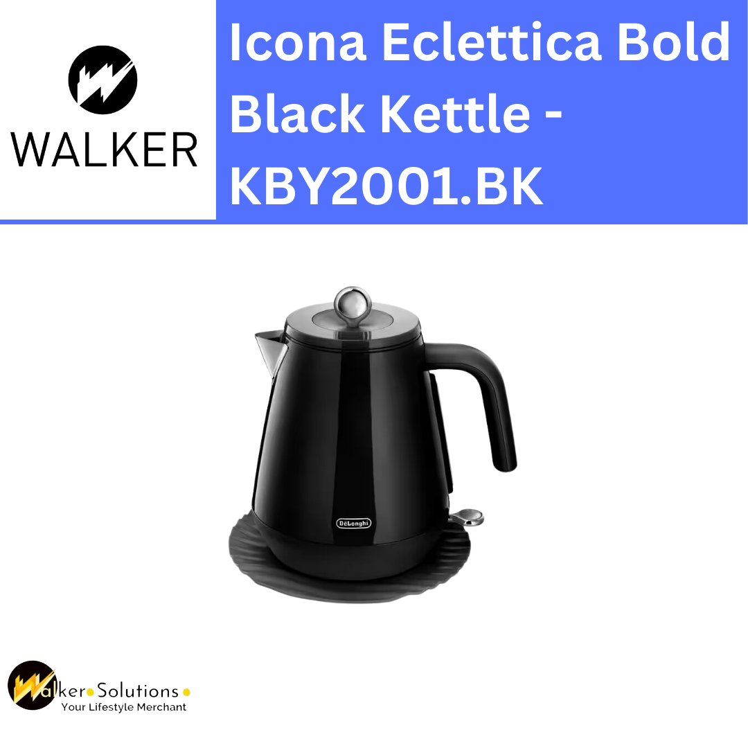 Delonghi Eclettica Kettle 1.7L KBY2001.BK - Kettles - HOME & KITCHEN