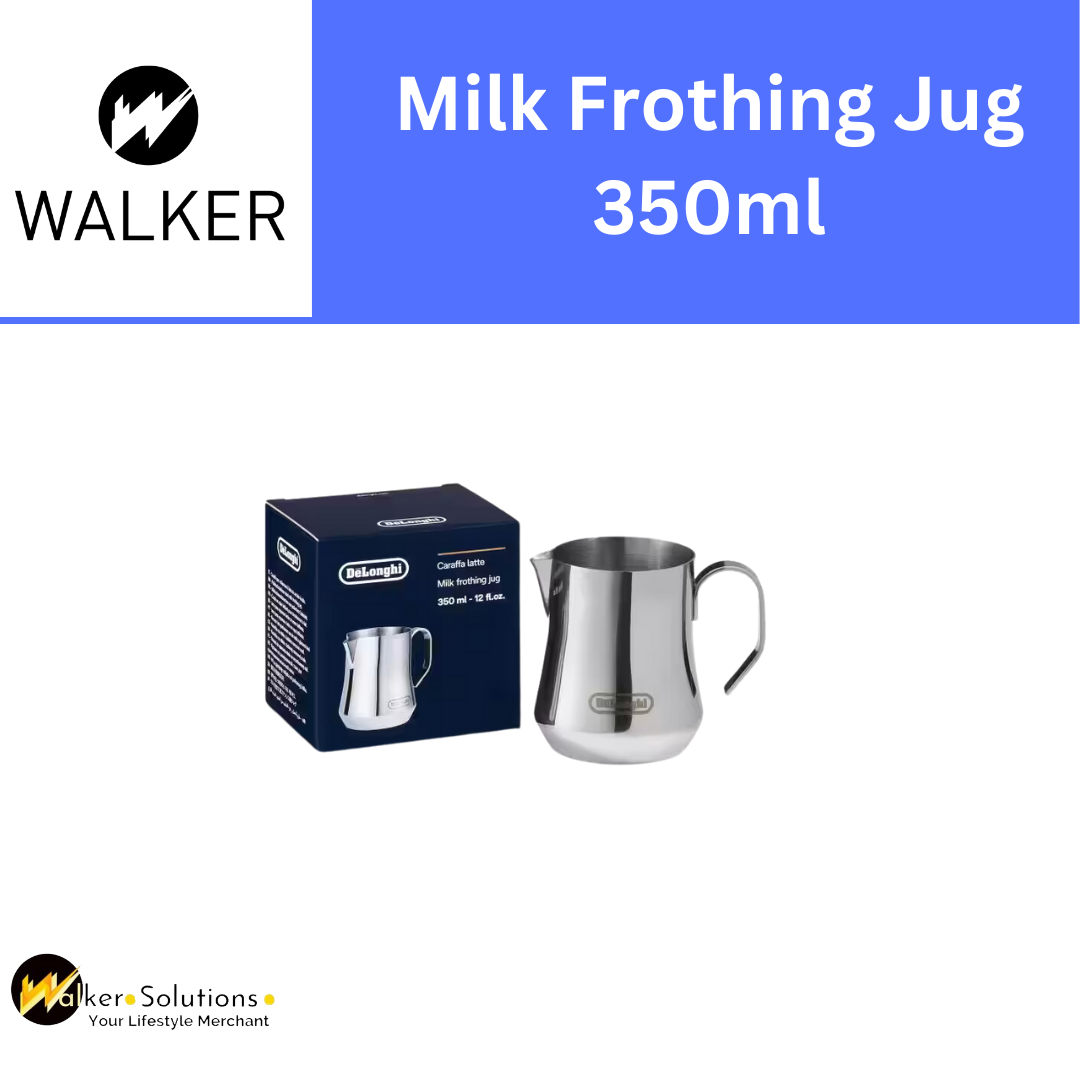 Delonghi Stainless Steel Milk Frothing Jug 350ml - All Coffee Machine Accessories - COFFEE