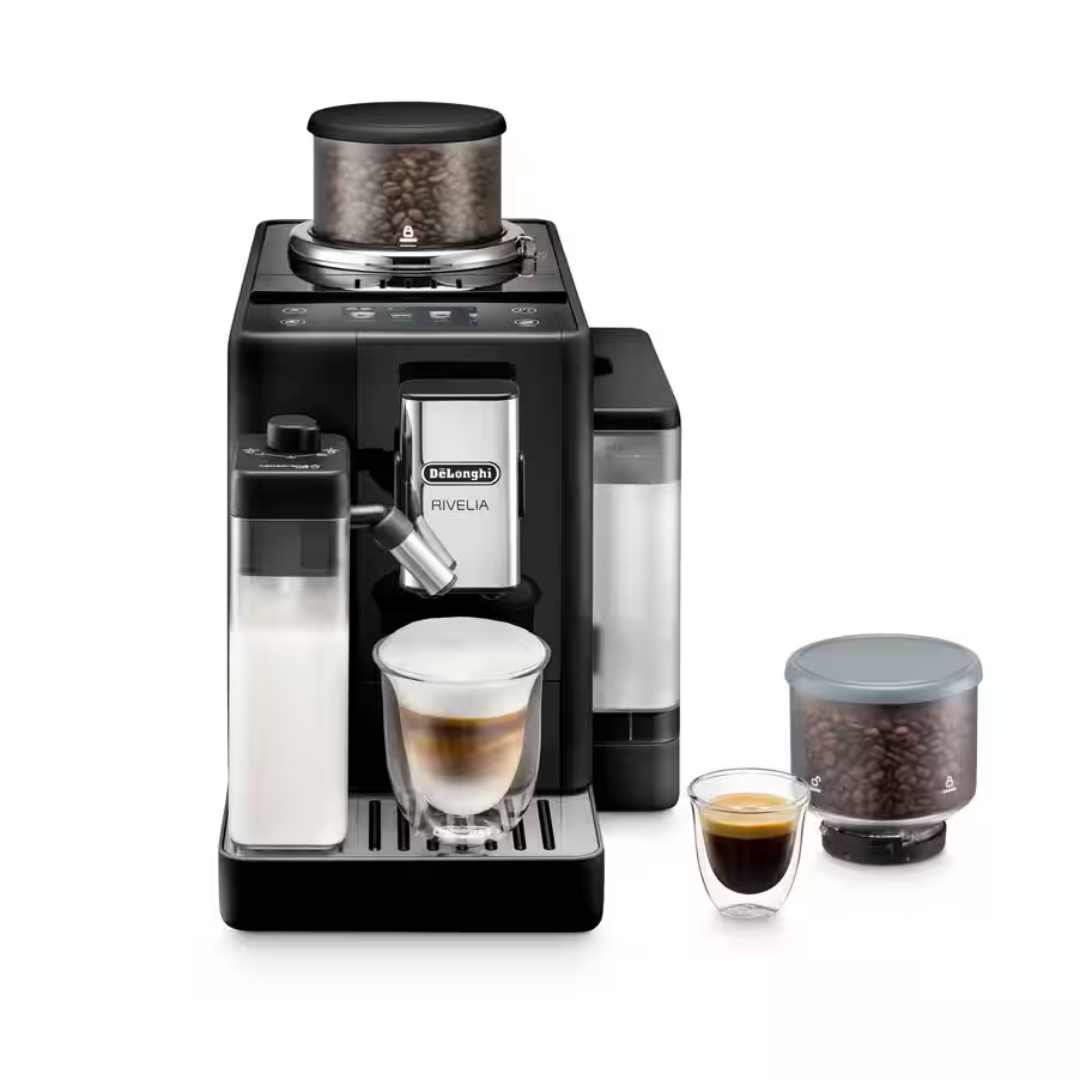 Delonghi Rivelia Onyx Black Automatic Coffee Machine - EXAM440.55.B