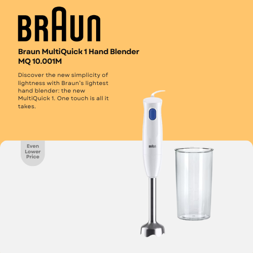 Braun MultiQuick 1 Hand blender - Hand blenders - Food Preparation