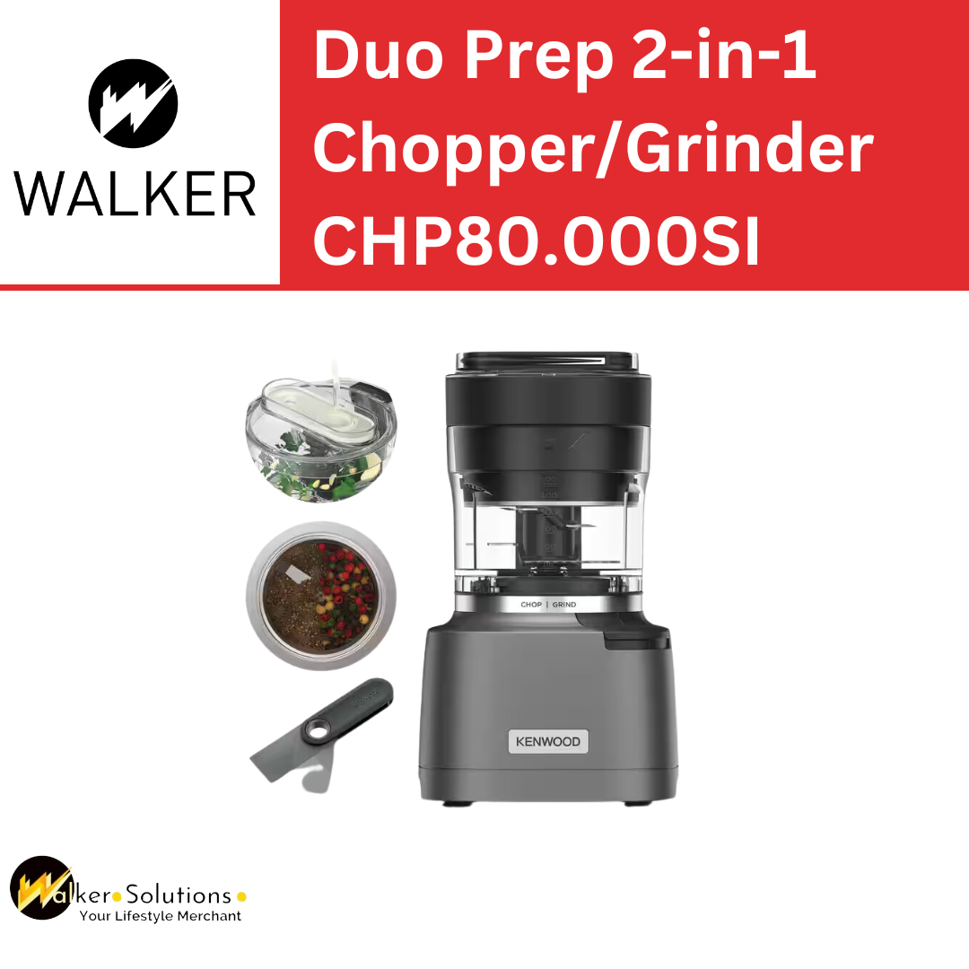 Kenwood Duo Prep 2-in-1 Chopper/Grinder - Choppers - Food Preparation CHP80.000SI