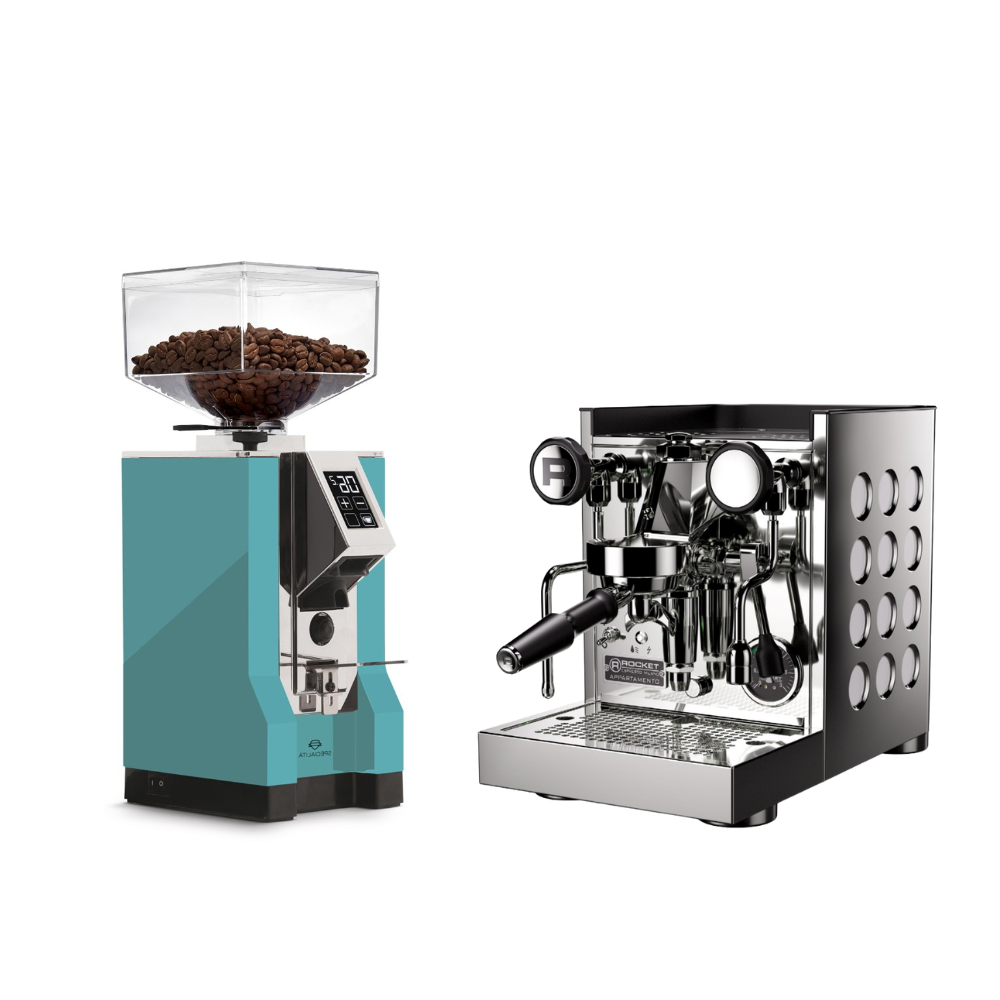 Eureka Mignon Specialita Grinder + Rocket Appartamento TCA