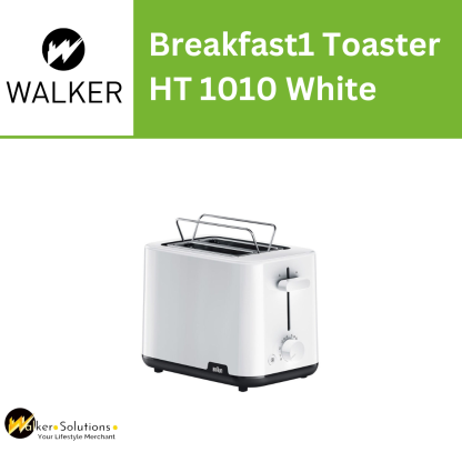 Braun Breakfast1 Toaster in White - Toasters - Breakfast HT1010WH