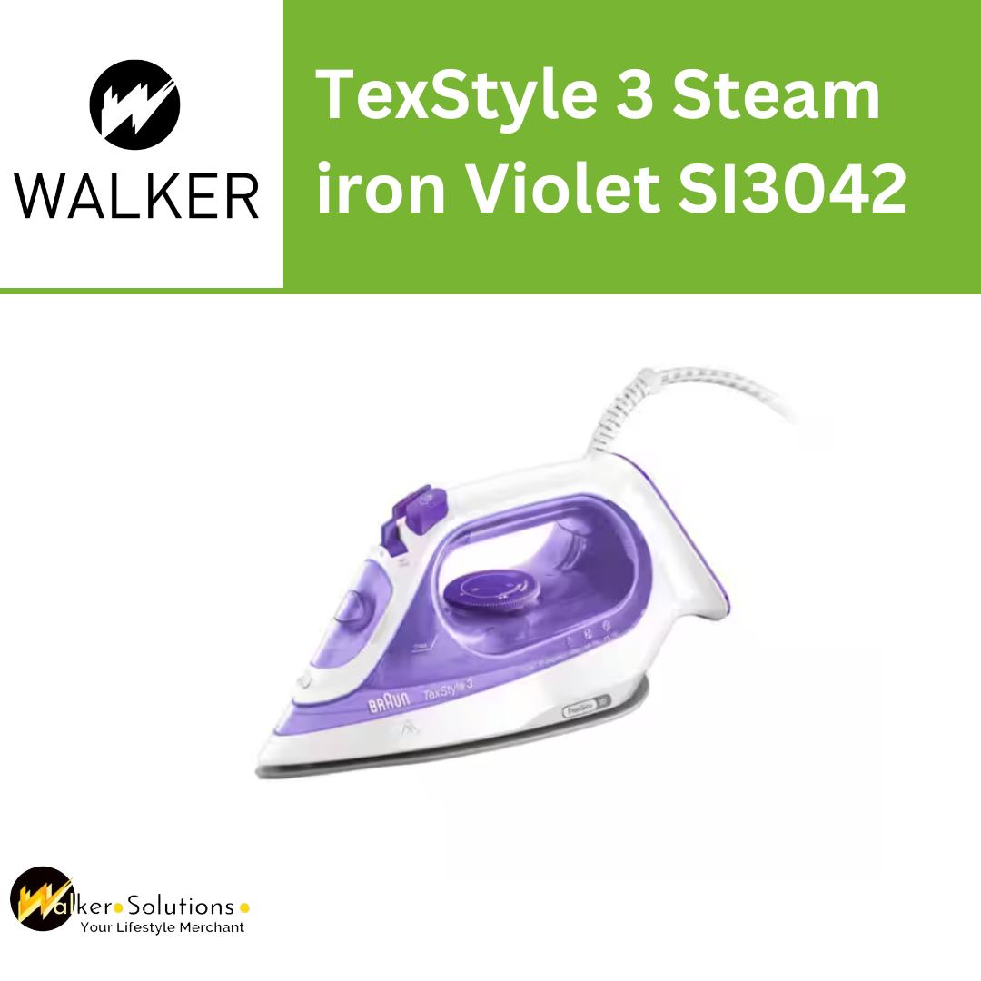 Braun TexStyle 3 Steam Iron SI 3042 Violet - Steam irons - Ironing