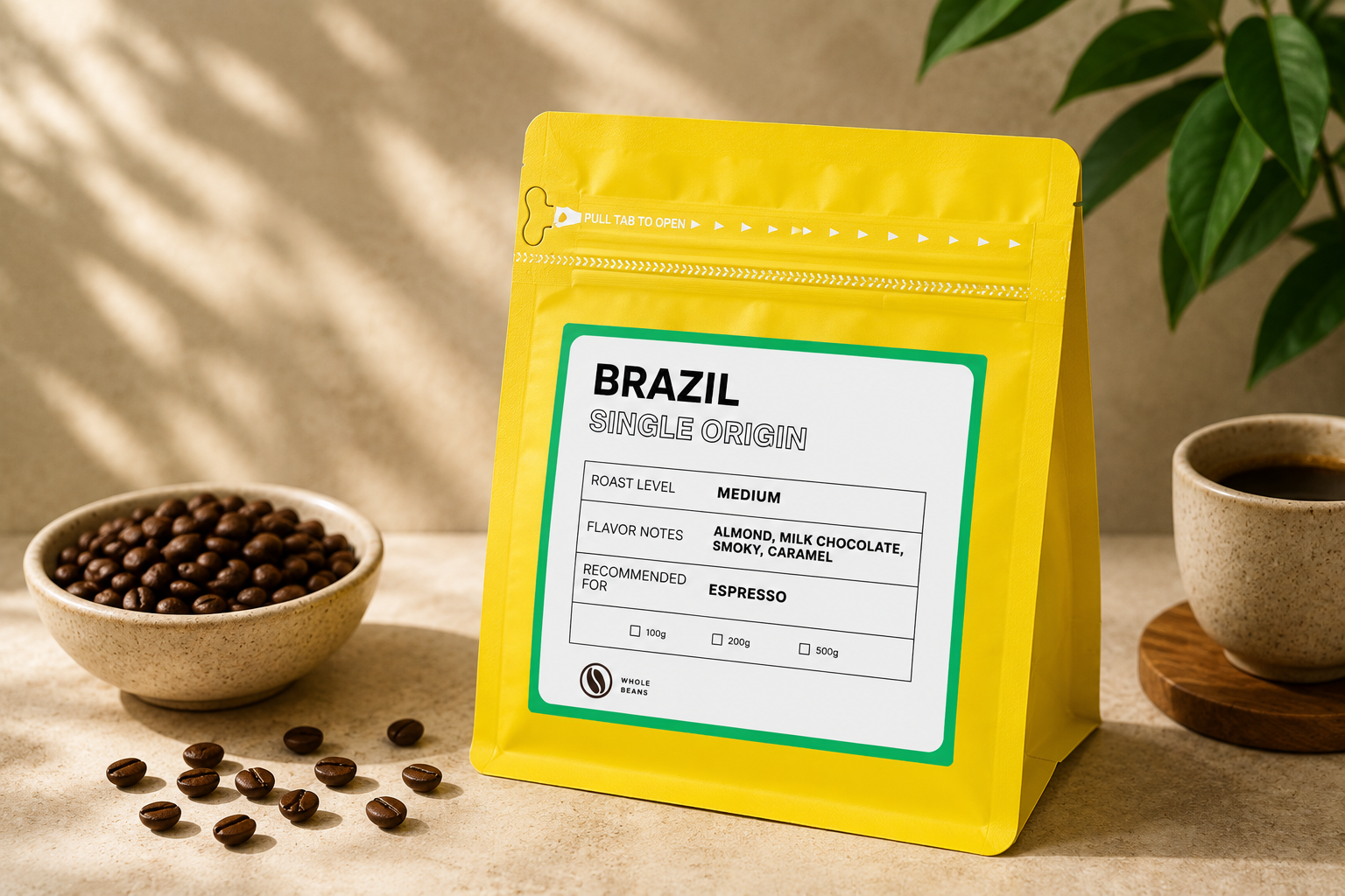 Walker Single Origin Brazil Coffee Beans 