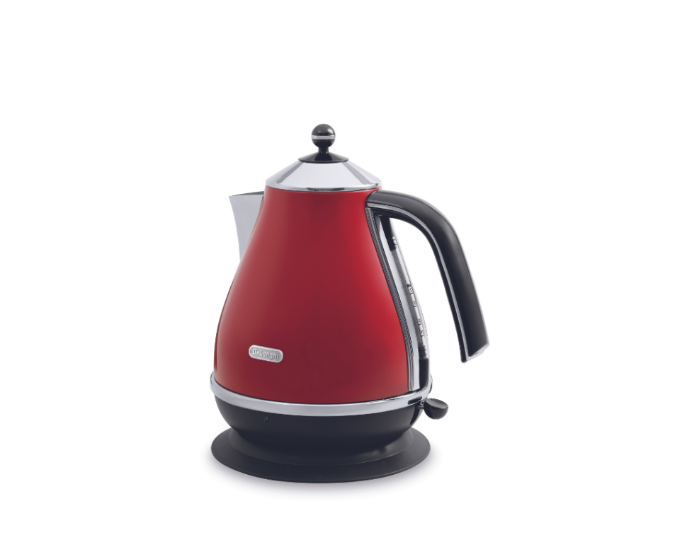 Delonghi Icona Classic Kettle 1.7L - Red 