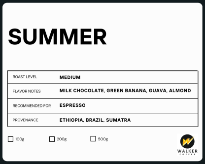 Walker Entree Summer Walker Blend Coffee Beans 200g