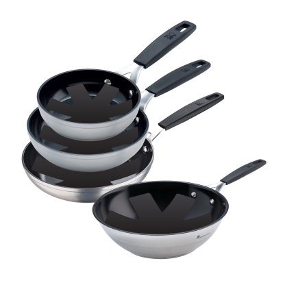 MasterPro Smart Frying Pan Set, 8 Pieces - BGEU-5601