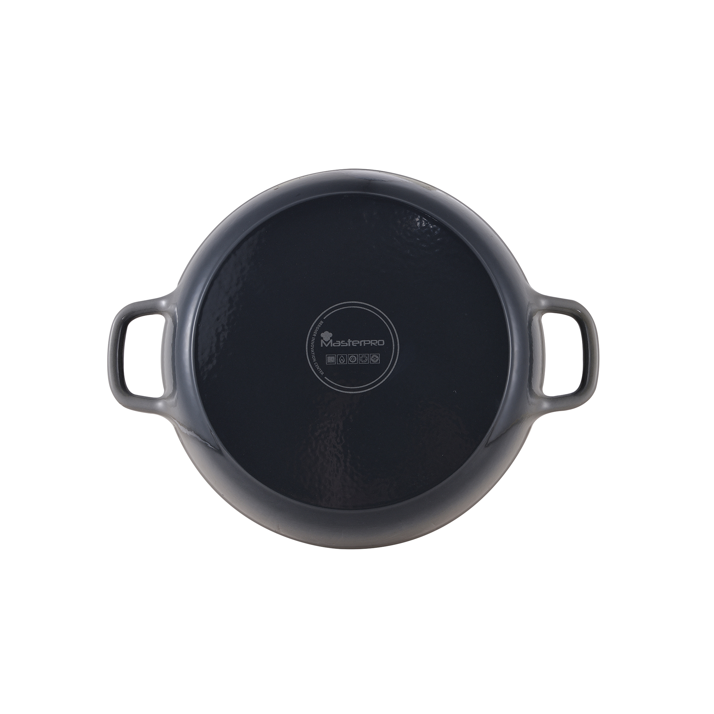 MasterPRO Low Casserole with Lid Cast Iron Ø30.5 cm - Unique - BGMP-3832