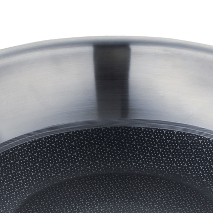 MasterPRO Stainless Steel Wok 24cm - Hi-tech 3 - BGMP-1634