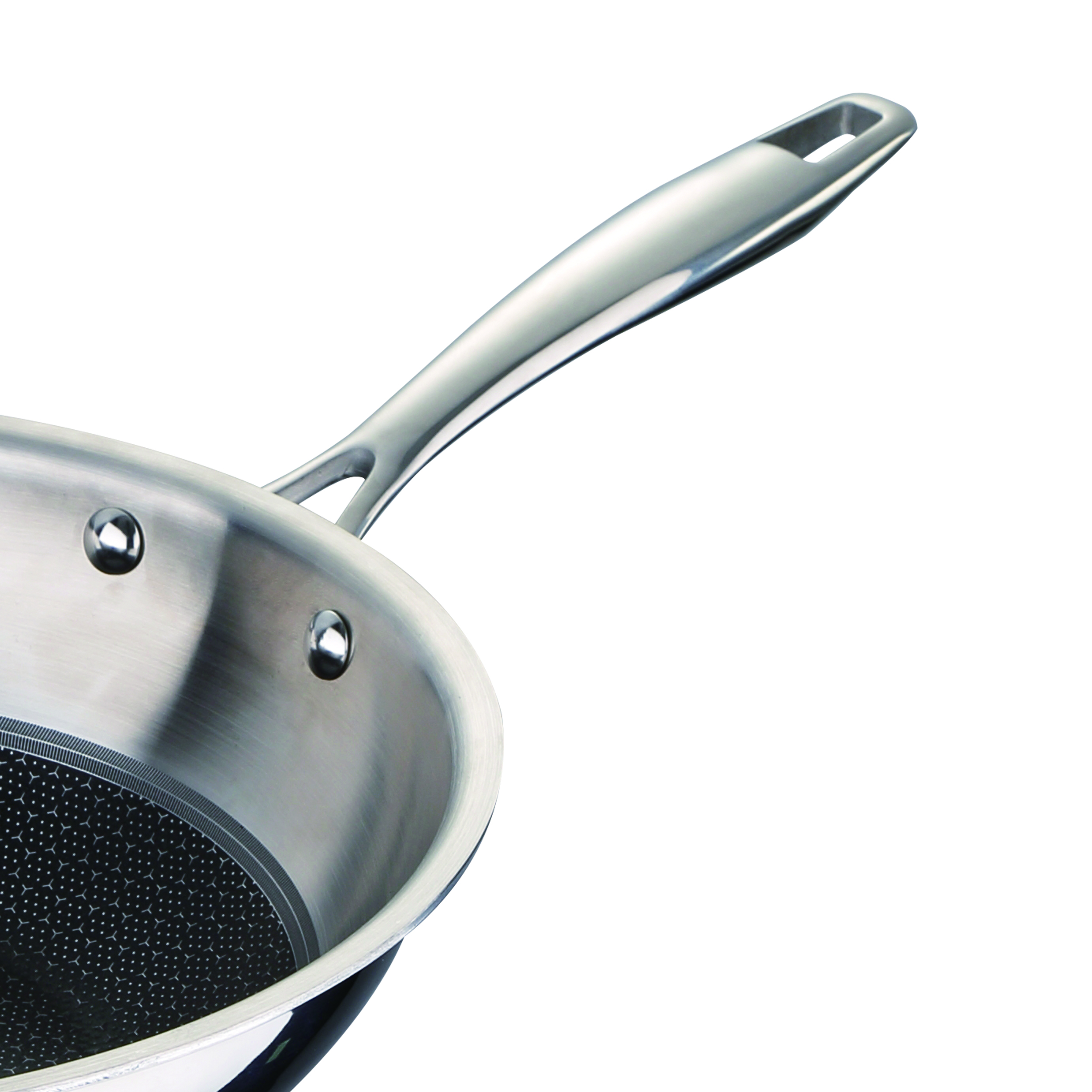 MasterPRO Stainless Steel Wok 24cm - Hi-tech 3 - BGMP-1634