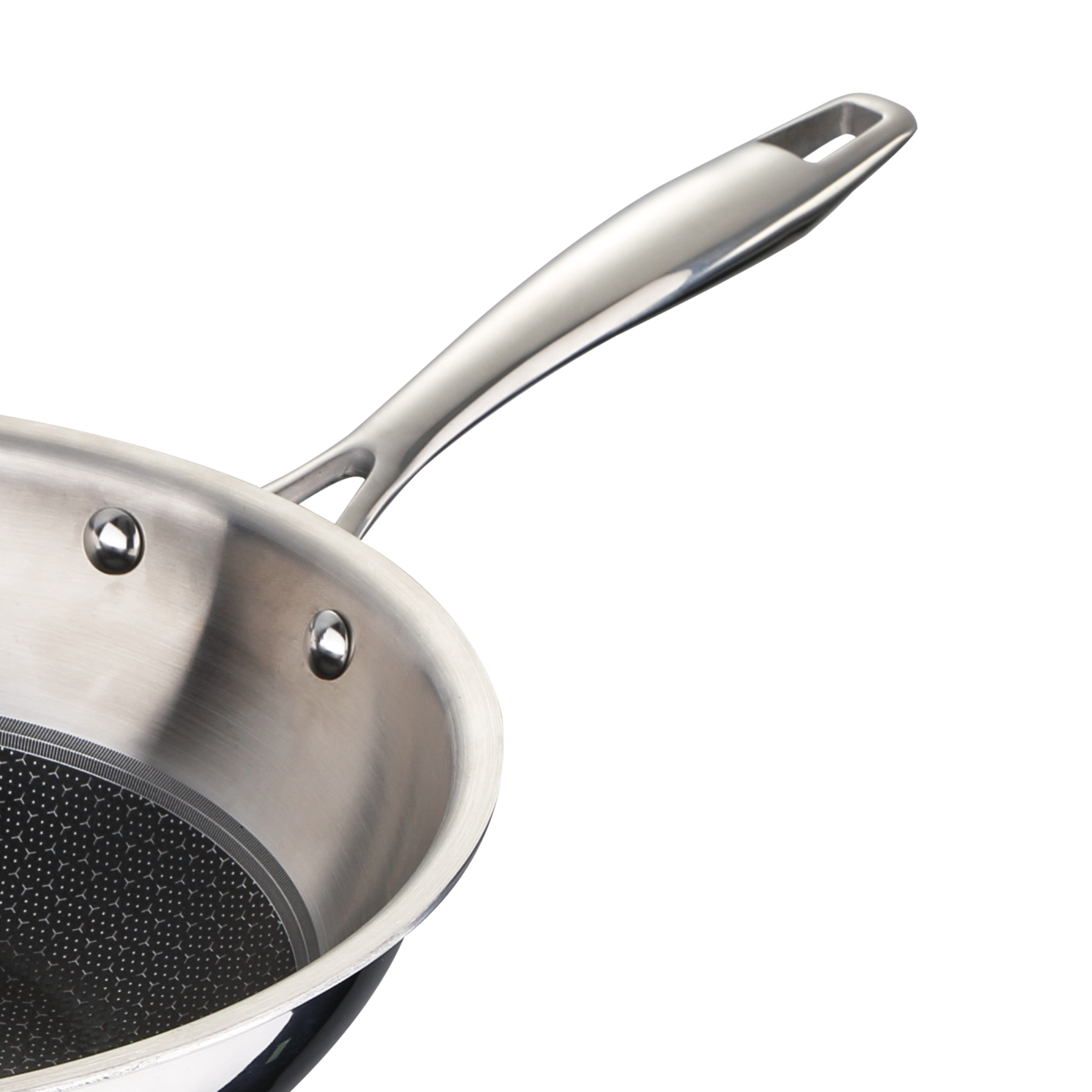 MasterPRO Stainless Steel Wok 24cm - Hi-tech 3 - BGMP-1634