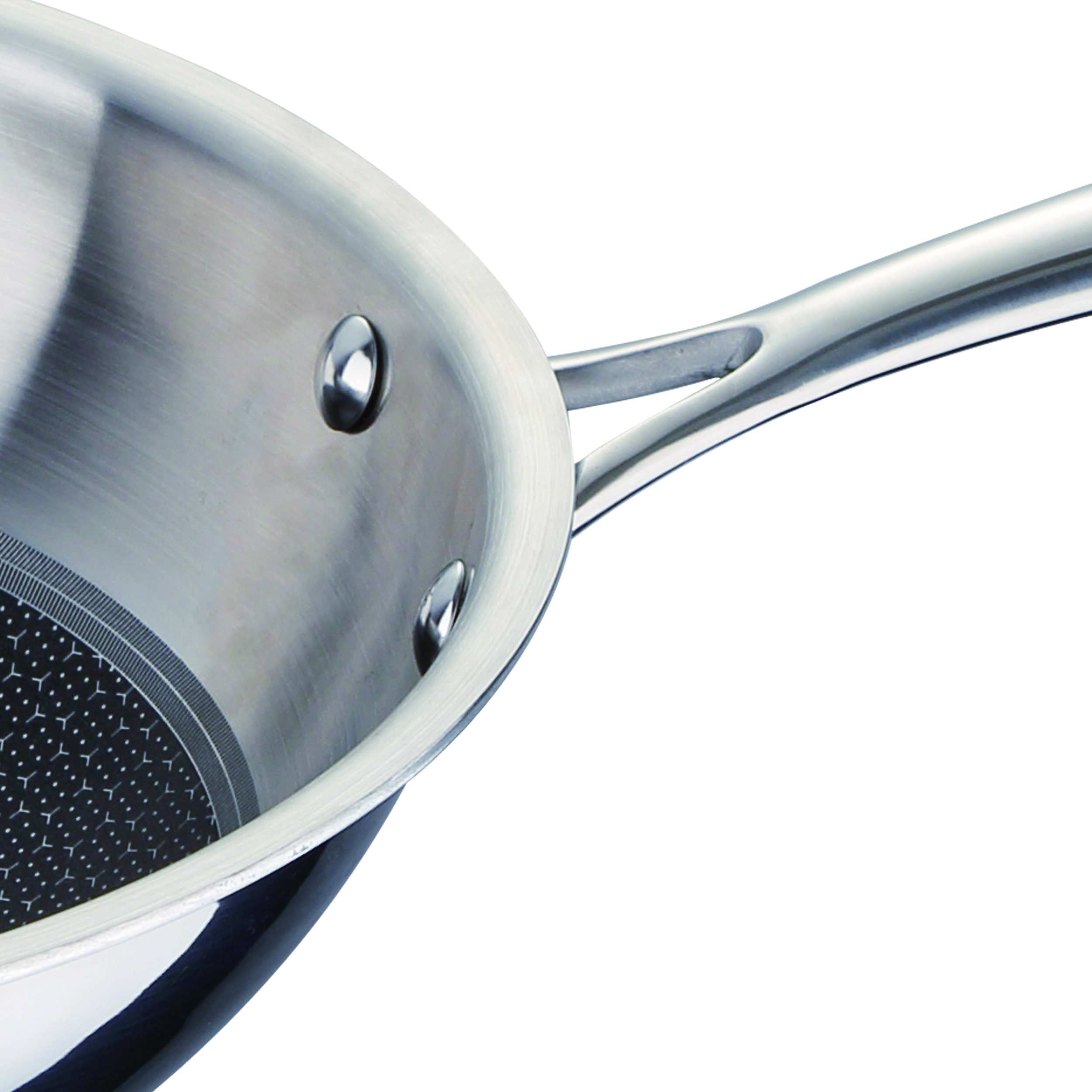 MasterPRO Stainless Steel Wok 24cm - Hi-tech 3 - BGMP-1634