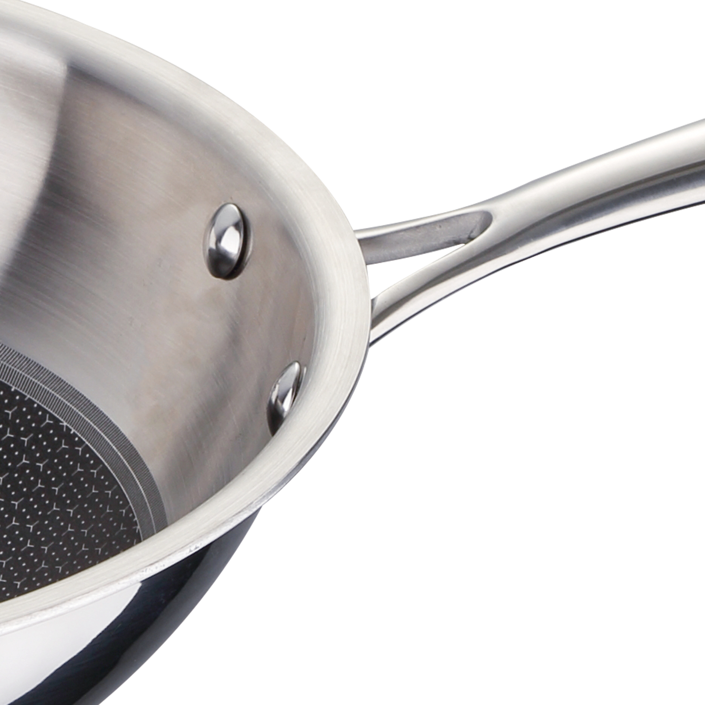 MasterPRO Stainless Steel Wok 24cm - Hi-tech 3 - BGMP-1634