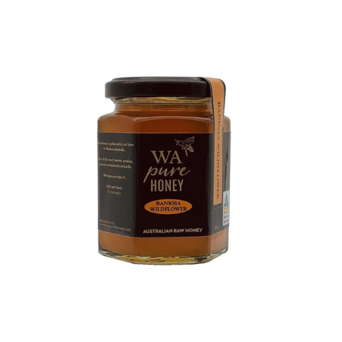 WA Pure Honey Banksia & wildlife raw honey 259g - Best Quality Honey