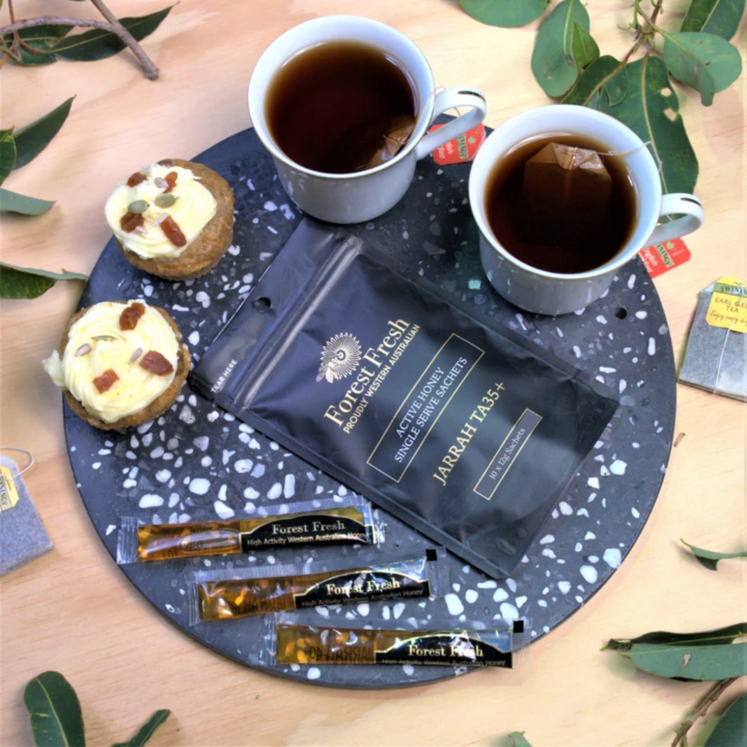 Forest Fresh Jarrah Honey Platinum TA35+ Sachet 10x13g Pack