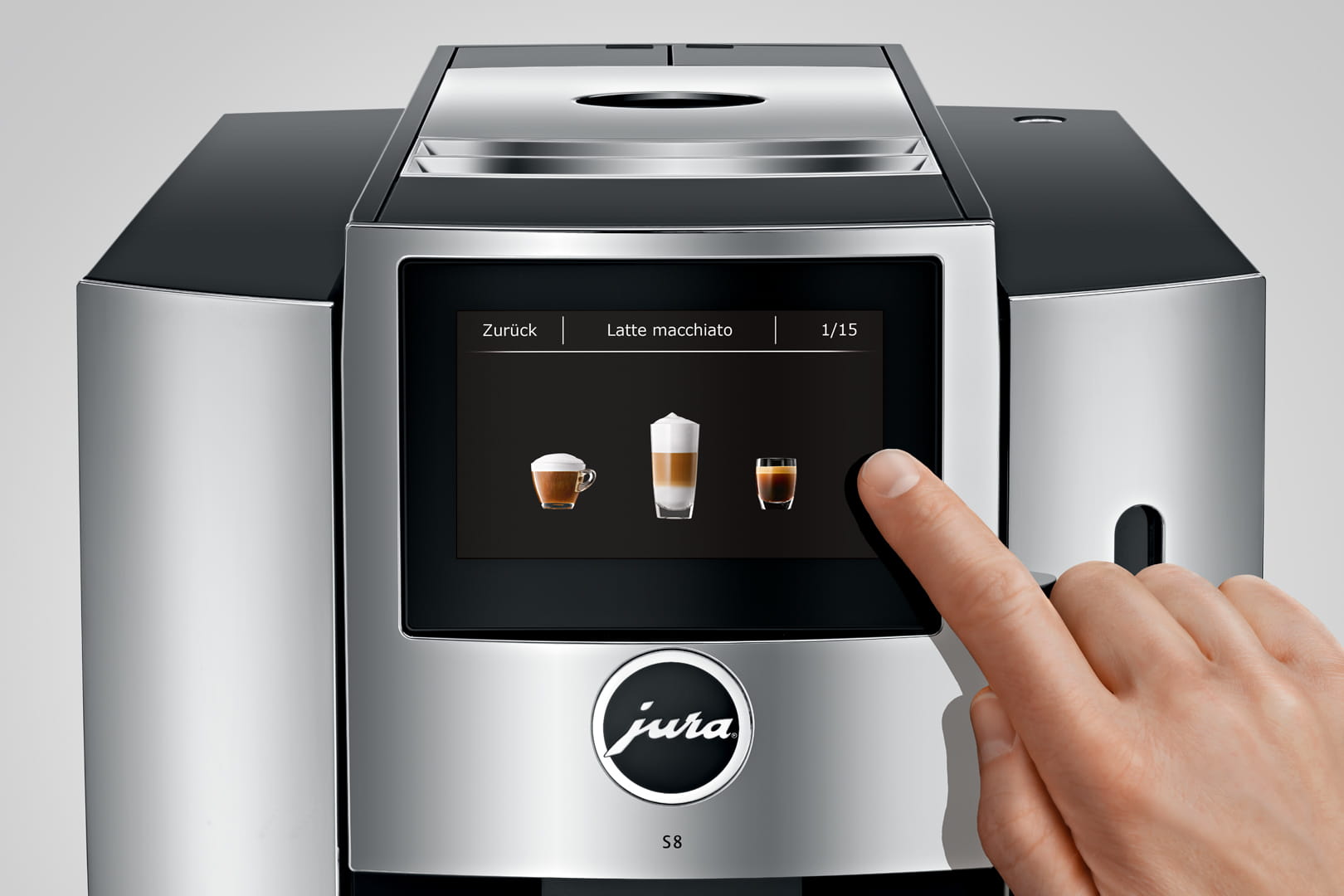 JURA S8 CHROME Automatic Coffee Machine