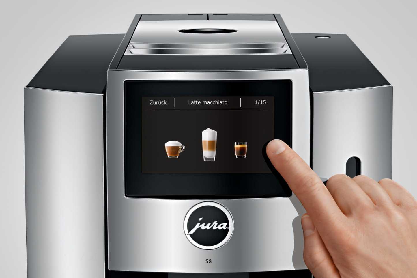 JURA S8 CHROME Automatic Coffee Machine