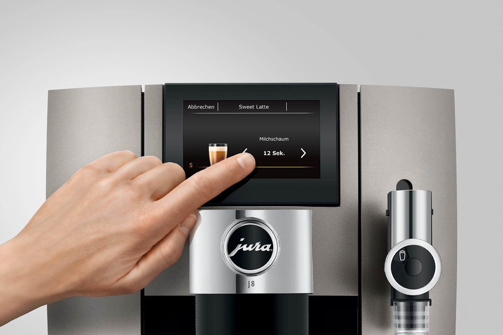 JURA J8 MIDNIGHT SILVER Automatic Coffee Machines
