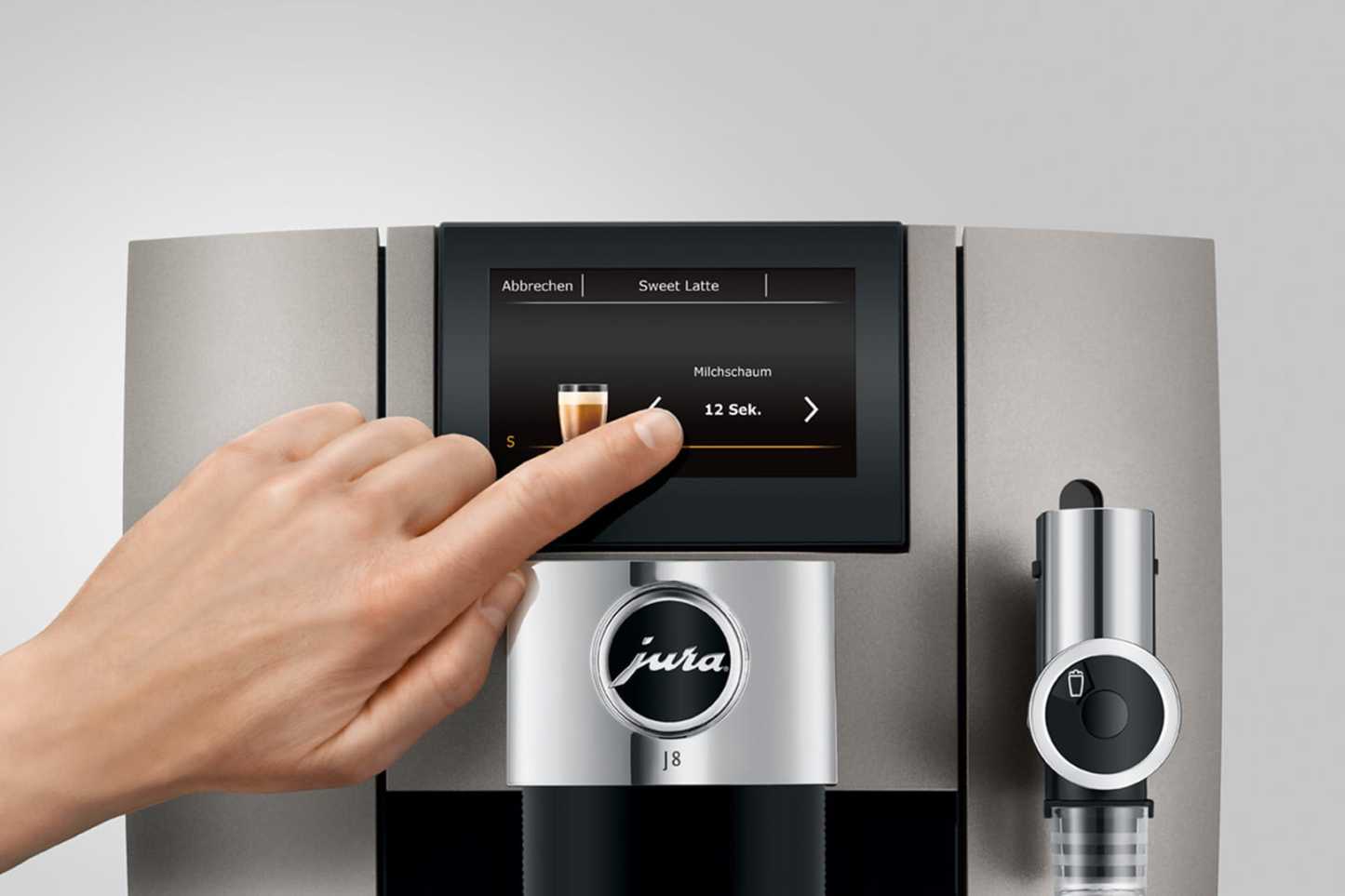 JURA J8 MIDNIGHT SILVER Automatic Coffee Machines