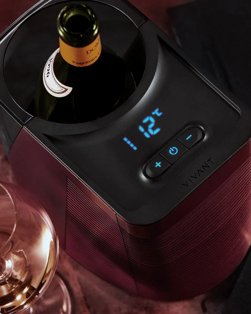 Vivant Wine Venus Portable Electronic Wine Chiller - Black