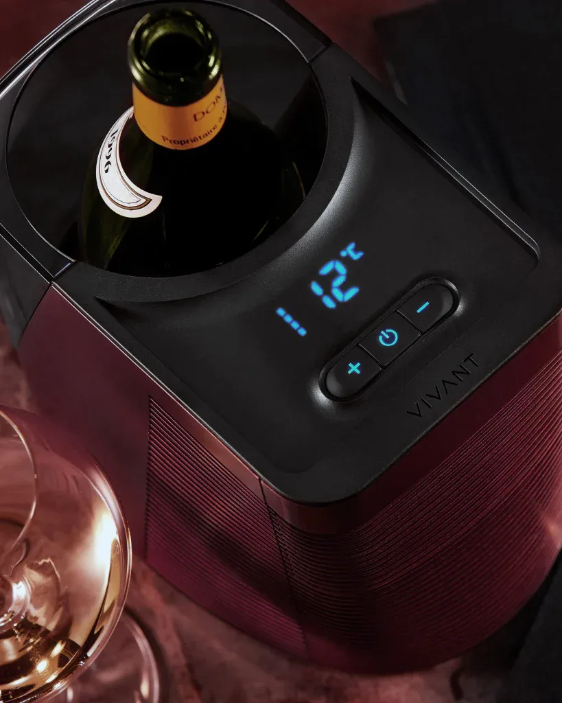 Vivant Wine Venus Portable Electronic Wine Chiller - Black