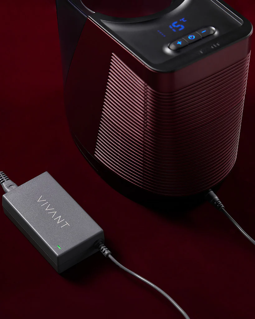 Vivant Wine Venus Portable Electronic Wine Chiller - Black