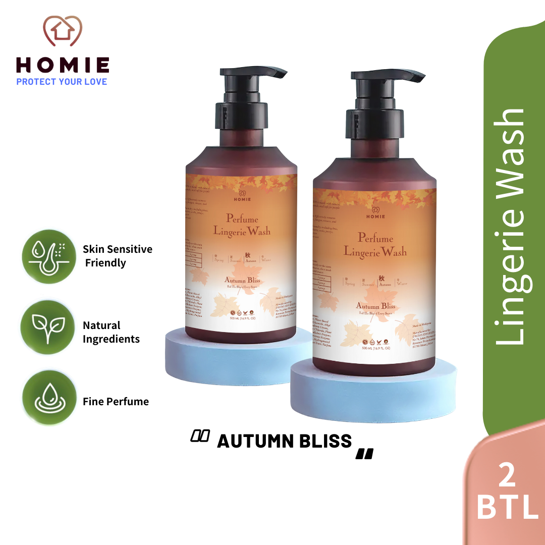 Enzyme Anti-Bacterial Blissful Season Lingerie Wash (Value Pack 2 Bottle) - Osmanthus(桂花) 