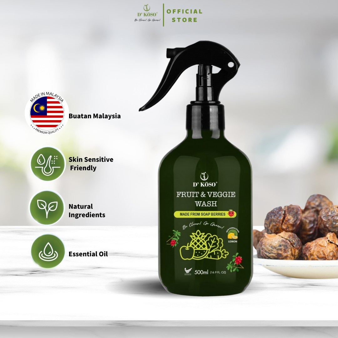 500ml Fruits & Veggie Wash - Lemon Essential Oil