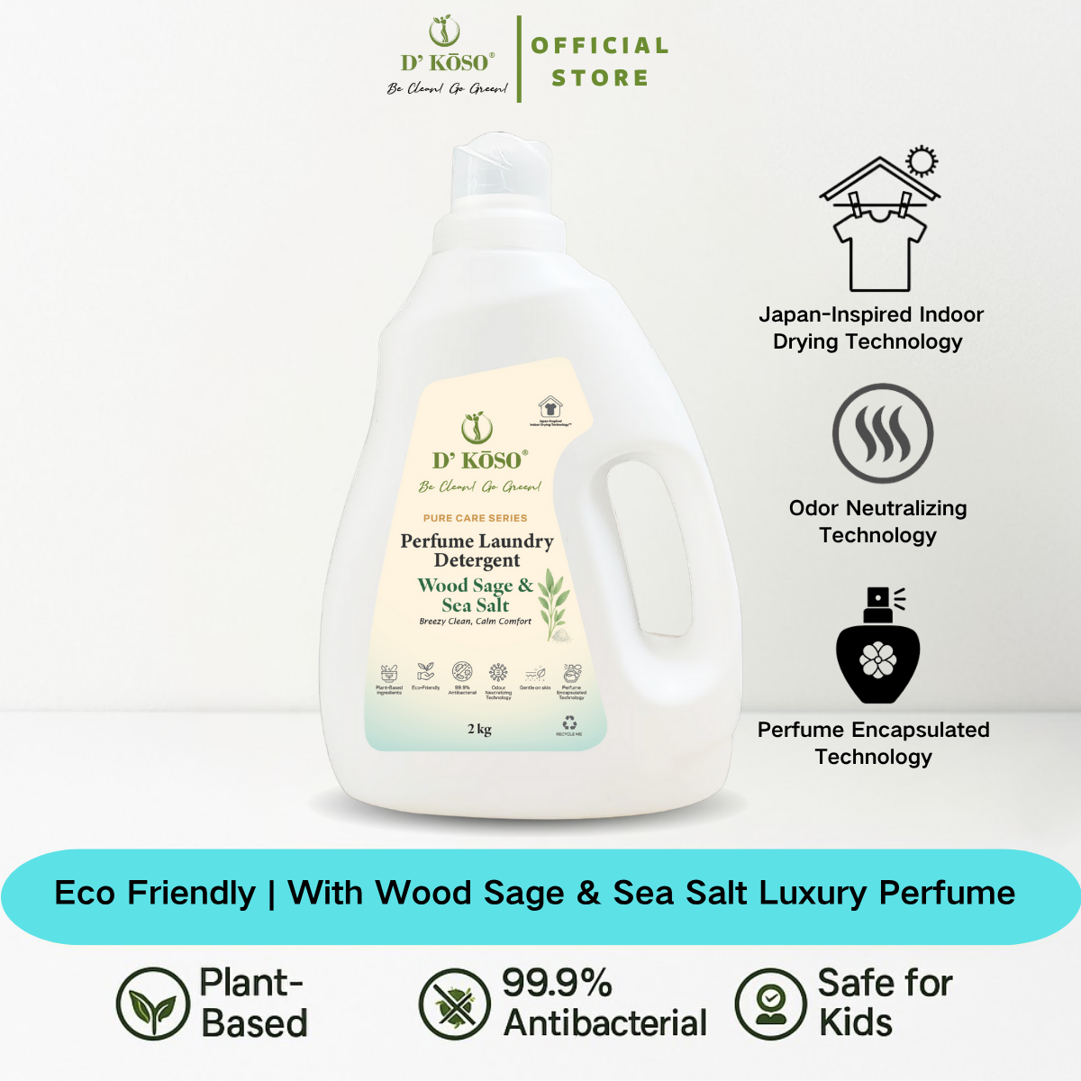 Laundry Duo (2 × 2kg Indoor Drying Laundry Detergent)