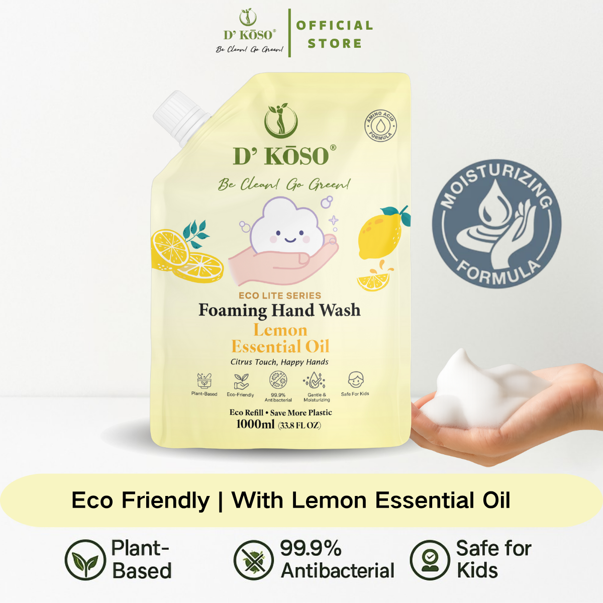 1000ml Foaming Hand Wash Refill Pack