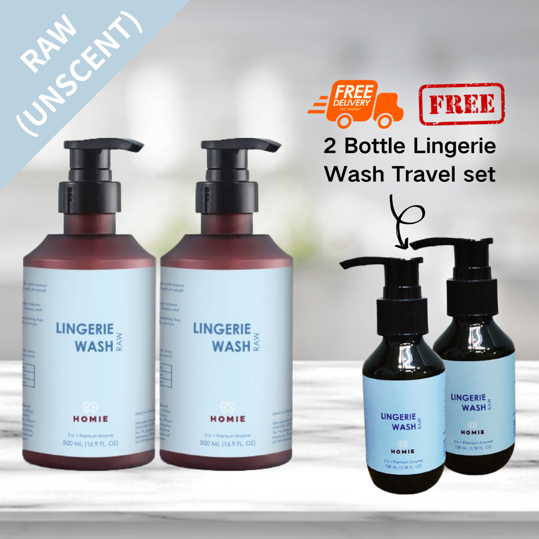 【Buy 2 Free 2】5 in 1 Enzyme Perfume Lingerie Wash  _ Raw (Unscent)