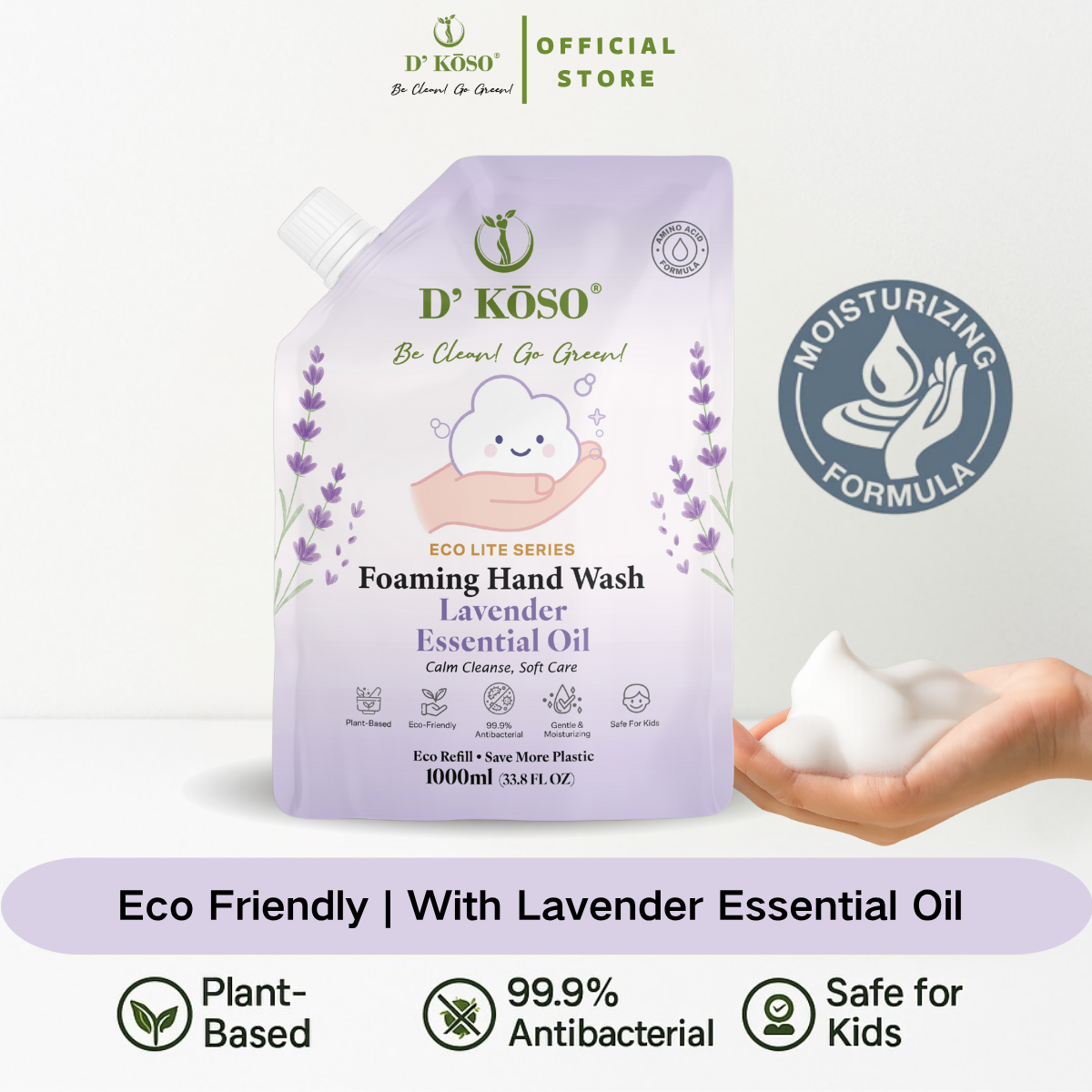 1000ml Foaming Hand Wash Refill Pack