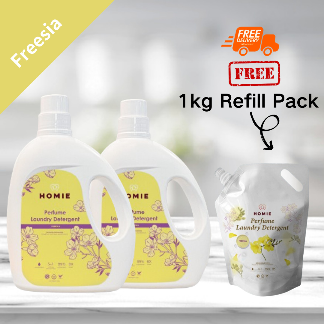 【Buy 2 Free 1】5 in 1 Enzyme Perfume Laundry Detergent  _ English Pear & Freesia