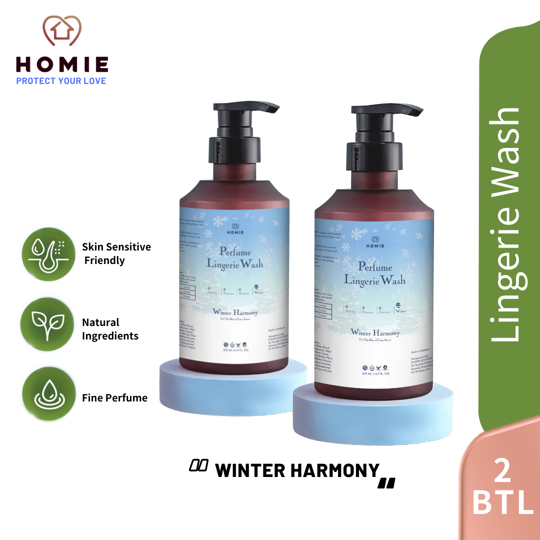 Enzyme Anti-Bacterial Blissful Season Lingerie Wash (Value Pack 2 Bottle) - Gardenia(栀子花)