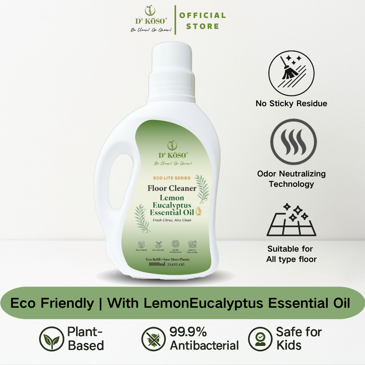 1000ml Floor Cleaner 