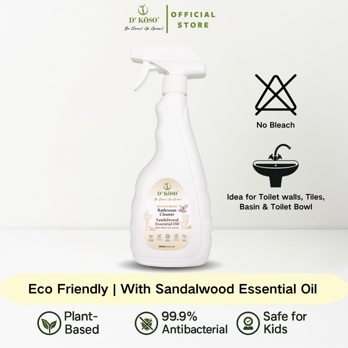 [Mix & Match] D’KOSO Eco Lite Cleaning Bundle – Choose Any 2 (Bathroom / Dishwashing / Handwash)