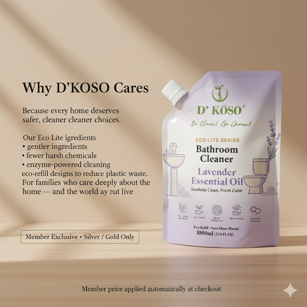 [Silver/ Gold Member Exclusive] — Refill 1000ml Mix & Match ×3 (Bathroom / Dishwashing)