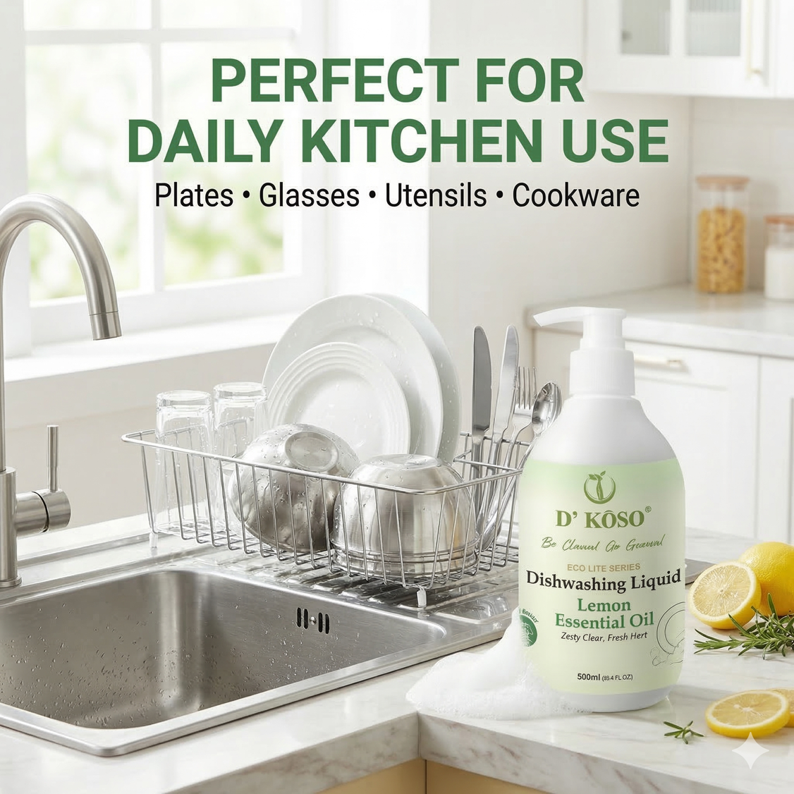 🍽 【DAILY DISH SET】500ml x3 + FREE Shipping